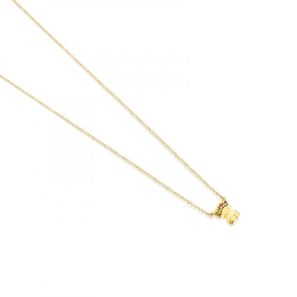 Precipicio Seleccione bostezando Tous Gold Real Sisy bear Necklace with Gemstones 812452070 – L.E.Jewellers