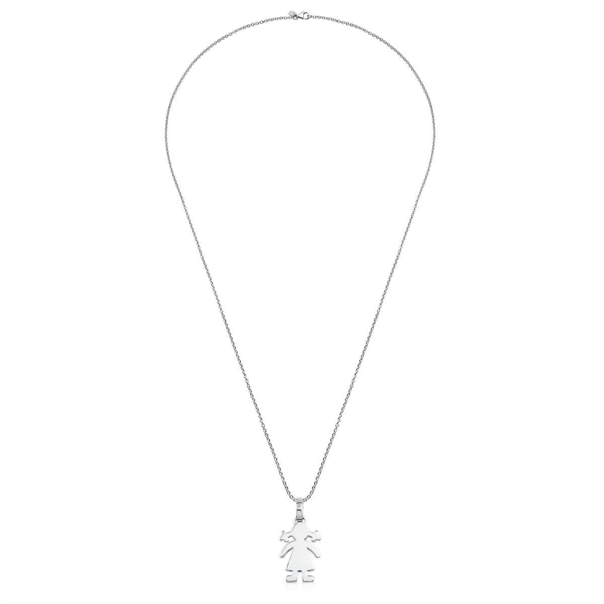 Tous Silver Sweet Dolls Necklace 415904660
