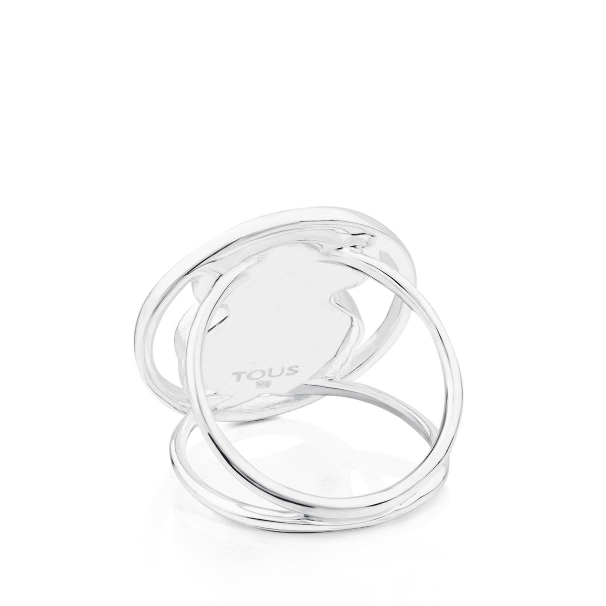 Tous Silver Camille Ring with Rose Quartz 712165620 –