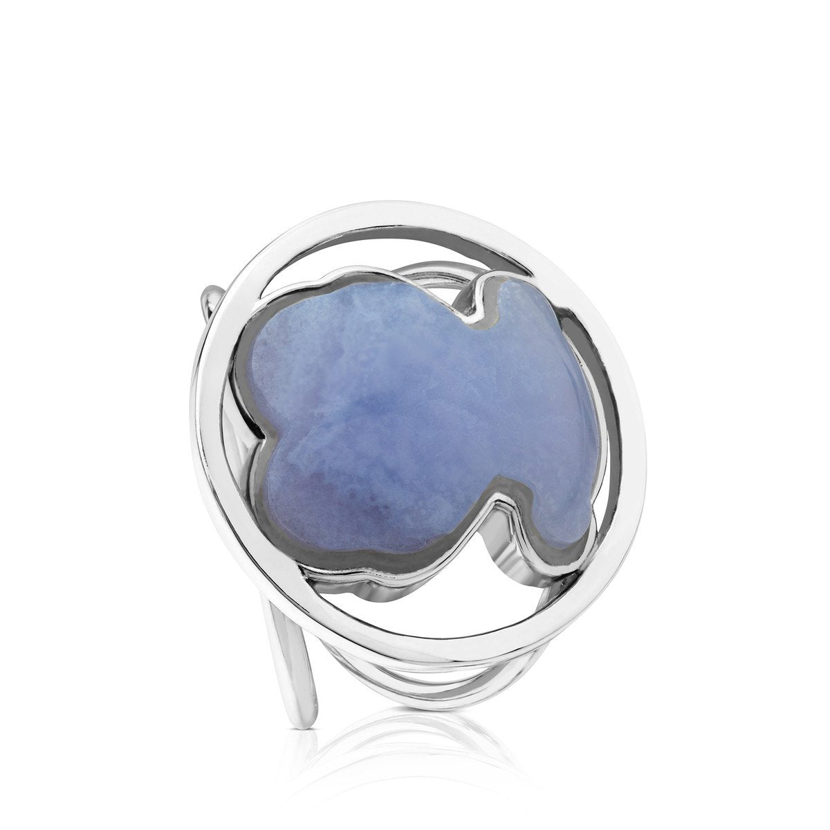 Tous Silver Camille Ring with Chalcedony 712165561
