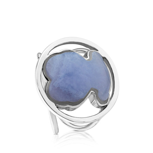 Tous Silver Camille Ring with Chalcedony 712165561