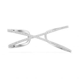 APM Silver X-Shape Cuff AB3555OX