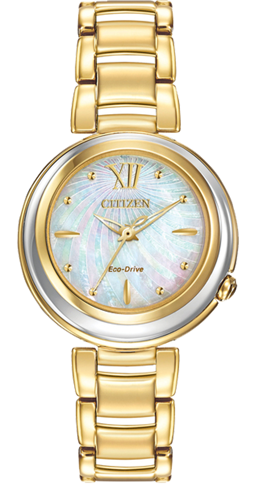 Citizen Women Diamond Watch Gold EM0334-54D