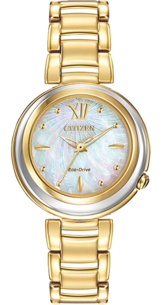 Citizen Women Diamond Watch Gold EM0334-54D