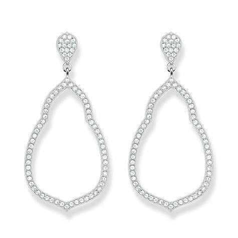 Thomas Sabo Glam And Soul Sterling Silver Fatima's Garden Earrings H1900-051-14