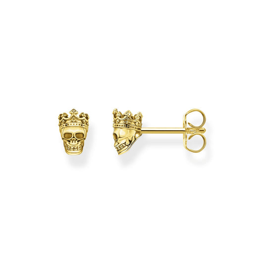 Thomas Sabo Ear Studs Skull King Gold H2163-413-39