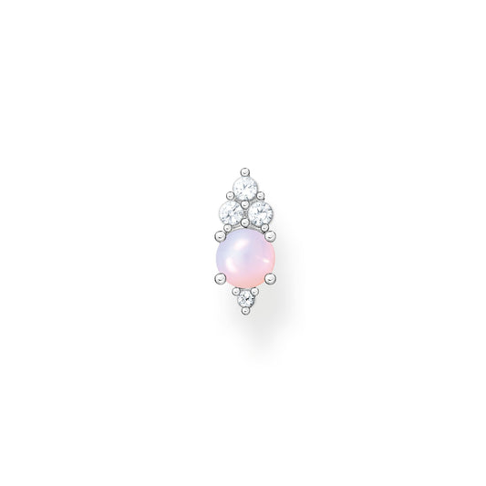 Thomas Sabo Single Ear Stud Vintage Shimmering Pink Opal-coloured Stone H2181-166-7