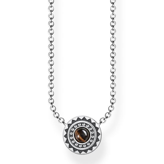 Thomas Sabo Necklace Ethnic Brown KE1672-826-2-L45V