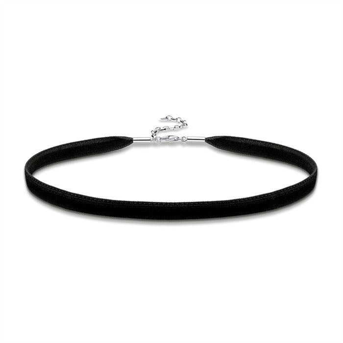 Thomas Sabo Sterling Silver Black Velvet Choker KE1728-331-11-L36V