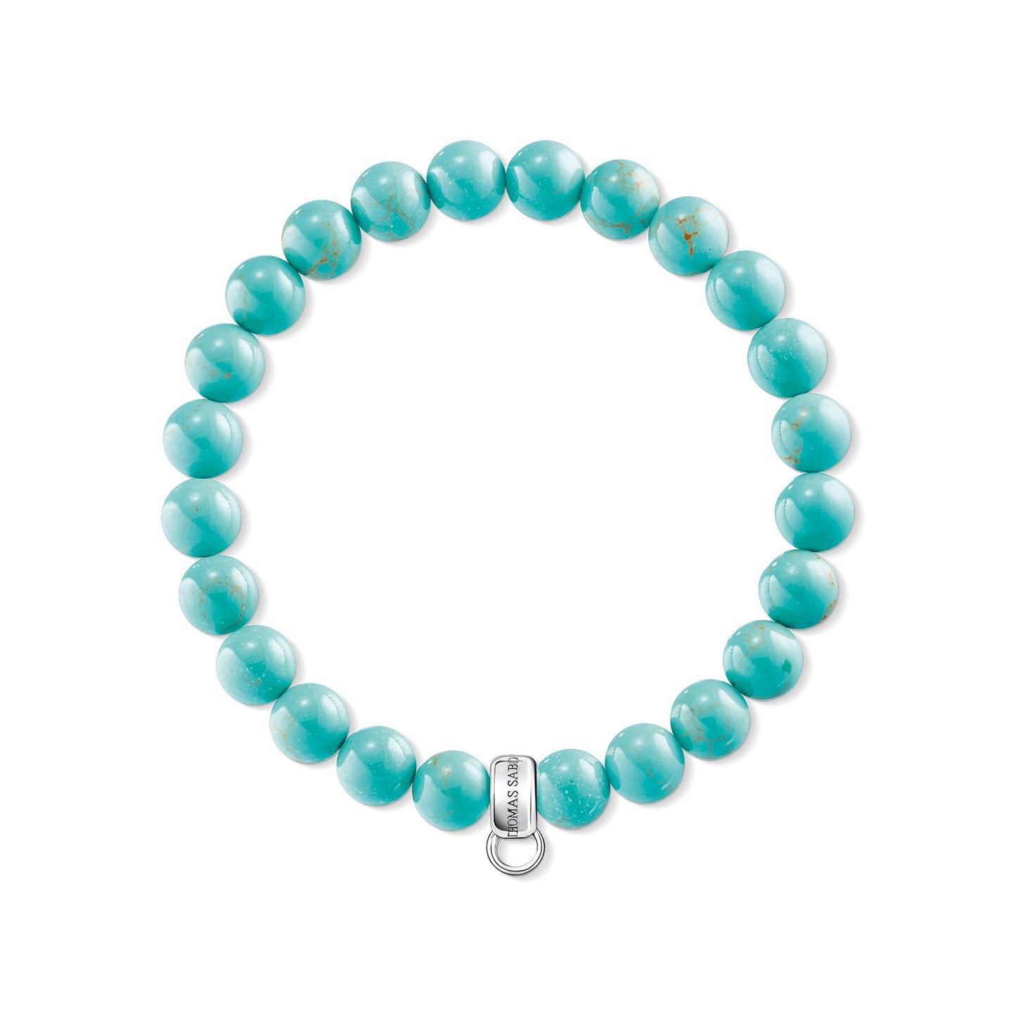 Thomas Sabo Charm Bracelet Turquoise X0213-404-17-L17.5