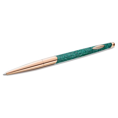 Crystalline Nova Ballpoint Pen, Green, Rose-gold tone plated 5534326