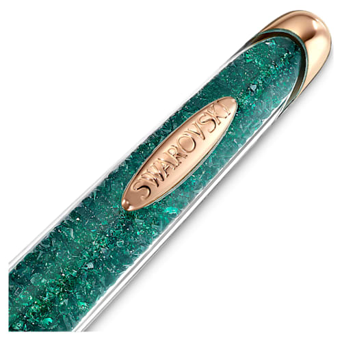 Crystalline Nova Ballpoint Pen, Green, Rose-gold tone plated 5534326