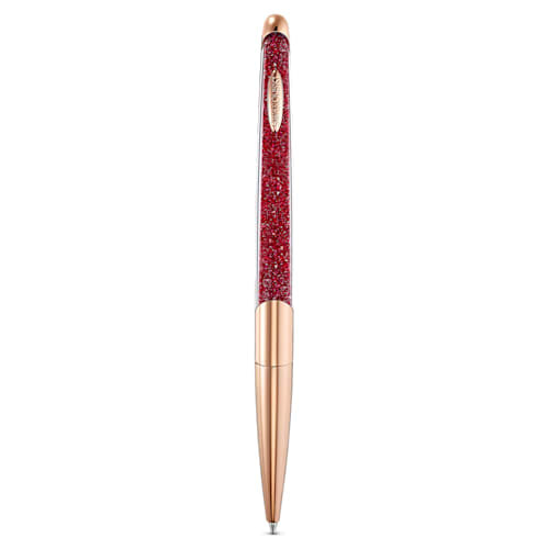 Crystalline ballpoint pen, Rose gold tone, Rose gold-tone plated