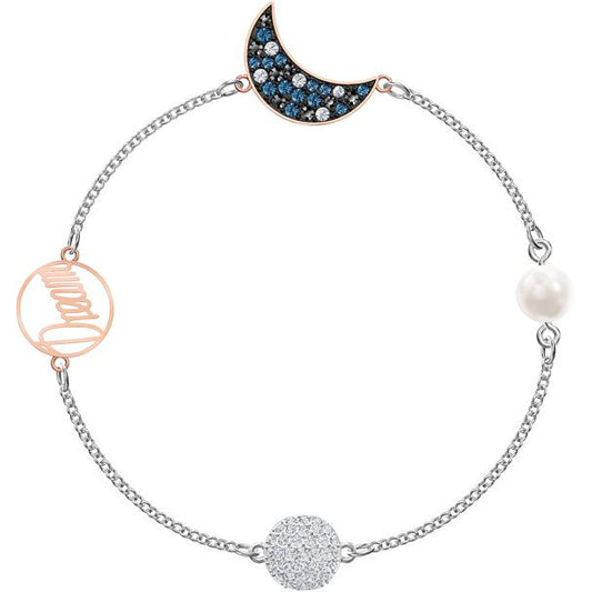 Swarovski Remix Collection Moon Strand, Multi-colored, Mixed Metal Finish 5490934