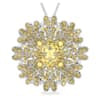 Swarovski Eternal Flower pendant and brooch Flower, Yellow, Mixed metal finish 5642857