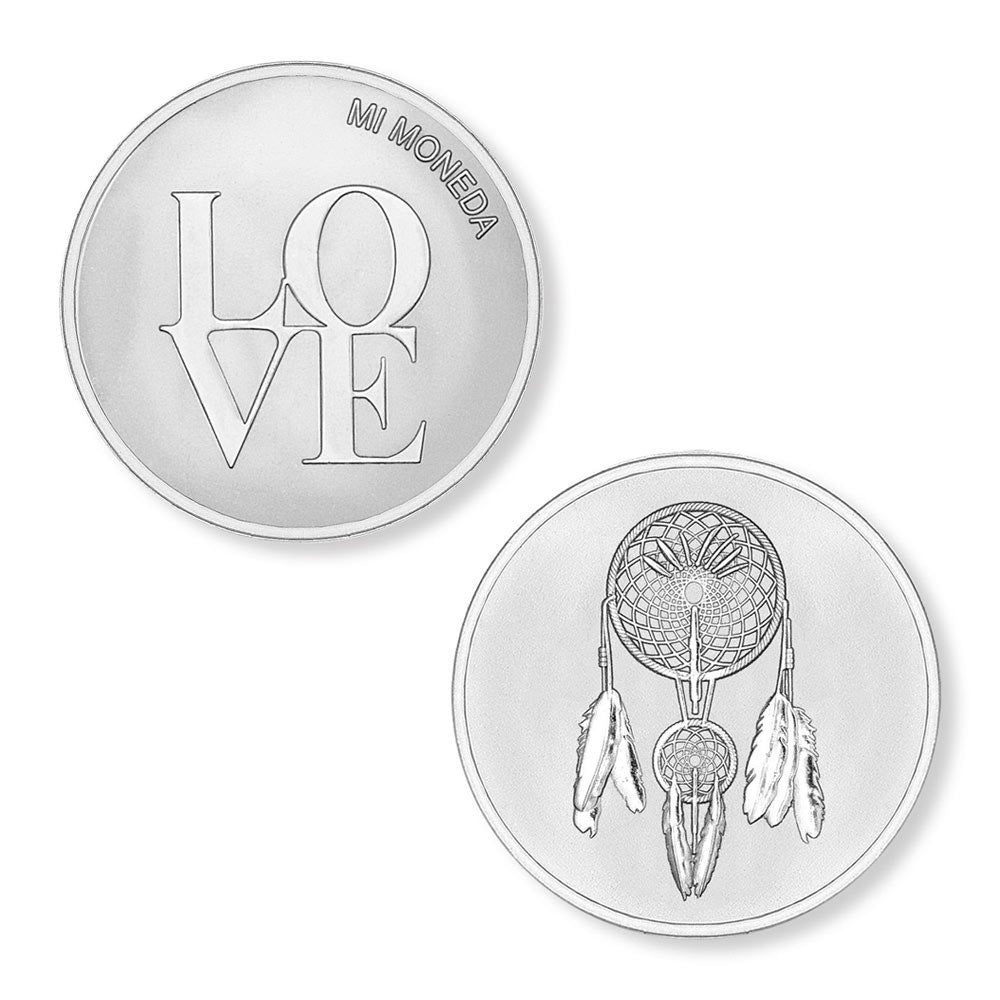 Mi Moneda Love and Dreamcatcher Small Coin MON-LOV-01-S