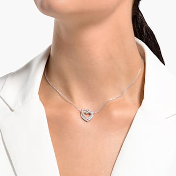 Swarovski diamond heart deals necklace