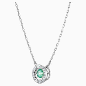 Swarovski Crystal and Rhodium Sparkling Dance Round Necklace | Crystal  Classics
