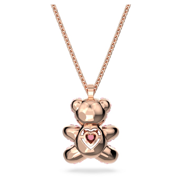 Swarovski Teddy Necklace for Women with Teddy Bear Pendant with Pink  Zirconia Crystals 5642976, Stainless Steel, No Gemstone : Amazon.de: Fashion